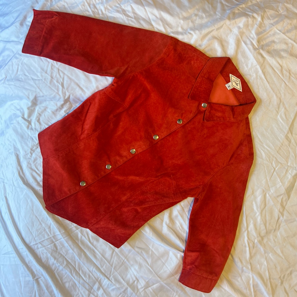 RARE VINTAGE 100% SUEDE TOP